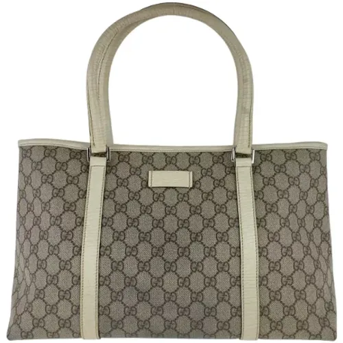 Pre-owned Tote Bags, female, , Size: ONE SIZE Pre-owned Canvas gucci-bags - Gucci Vintage - Modalova