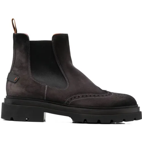 Graue Blockstiefel Santoni - Santoni - Modalova