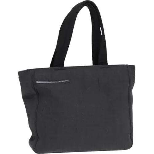 Pre-owned Tote Bags, female, , Size: ONE SIZE Pre-owned Canvas handbags - Prada Vintage - Modalova