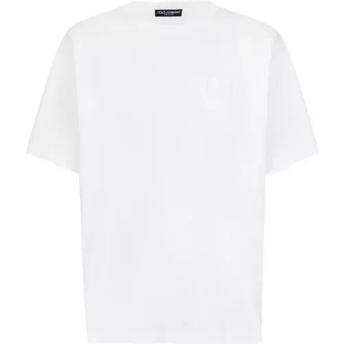 T-Shirt , male, Sizes: L, M, XL - Dolce & Gabbana - Modalova