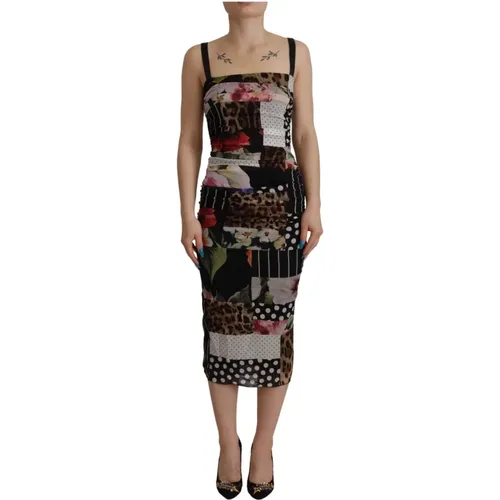 Elegant Dress with Perfect Fit and Timeless Design , female, Sizes: XS - Dolce & Gabbana - Modalova