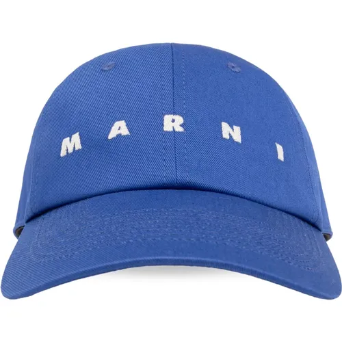 Caps, male, , Size: M Cap with a visor - Marni - Modalova