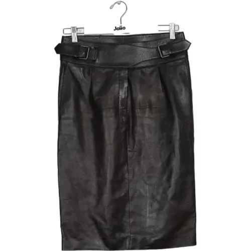 Pre-owned Leather bottoms , female, Sizes: S - Saint Laurent Vintage - Modalova