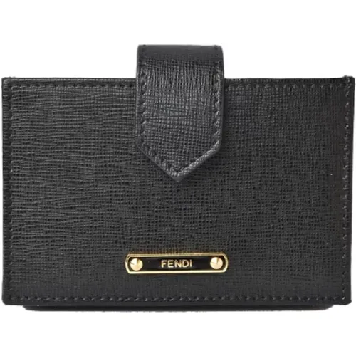 Pre-owned Wallets, male, , Size: ONE SIZE Pre-owned Leather wallets - Fendi Vintage - Modalova