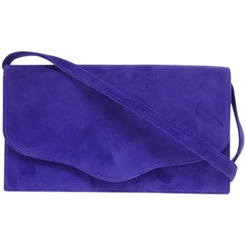 Pre-owned Suede clutches , female, Sizes: ONE SIZE - Hermès Vintage - Modalova