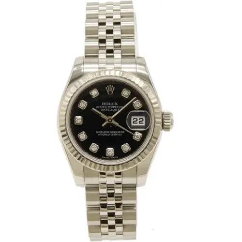 Pre-owned Stainless Steel watches , female, Sizes: ONE SIZE - Rolex Vintage - Modalova