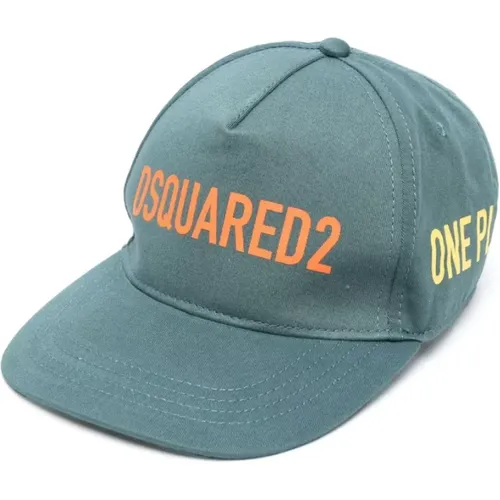 Caps, male, , Size: ONE SIZE One Life Logo Baseball Cap - Dsquared2 - Modalova