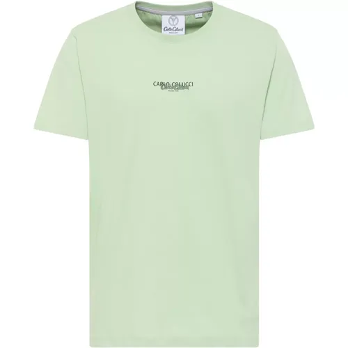 Sporty Basic T-Shirt Casual Look , Herren, Größe: 3XL - carlo colucci - Modalova