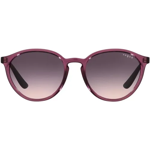 Violet/Grey Pink Shaded Sunglasses,Dark Havana/Brown Sunglasses - Vogue - Modalova