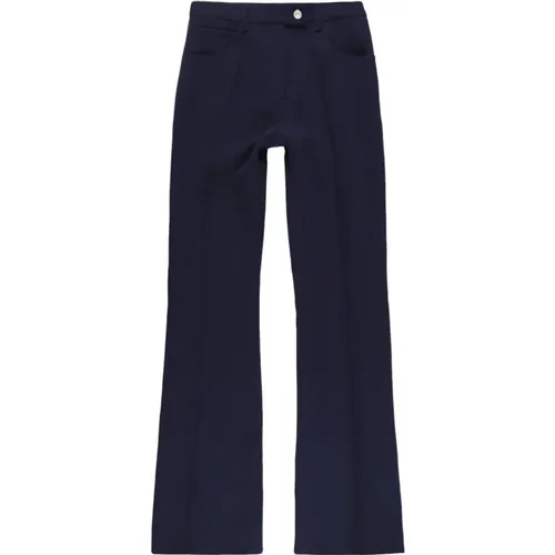 Twill 70's bootcut pants , female, Sizes: 2XS, S - Courrèges - Modalova