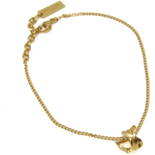 Pre-owned Jewellery, female, , Size: ONE SIZE Pre-owned Metal bracelets - Yves Saint Laurent Vintage - Modalova