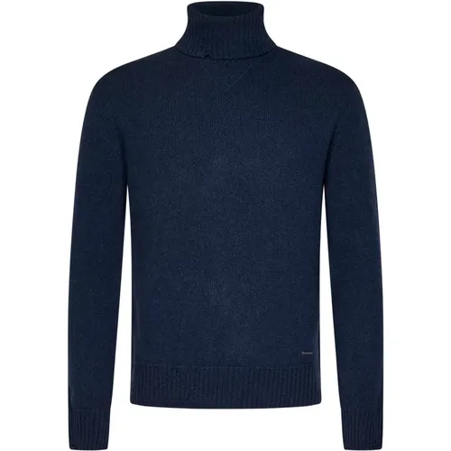 Turtlenecks, male, , Size: XL Wool Cashmere Turtleneck Sweater - Dsquared2 - Modalova