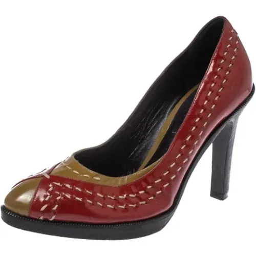 Pre-owned Pumps, female, , Size: 5 1/2 US Pre-owned Leather heels - Bottega Veneta Vintage - Modalova