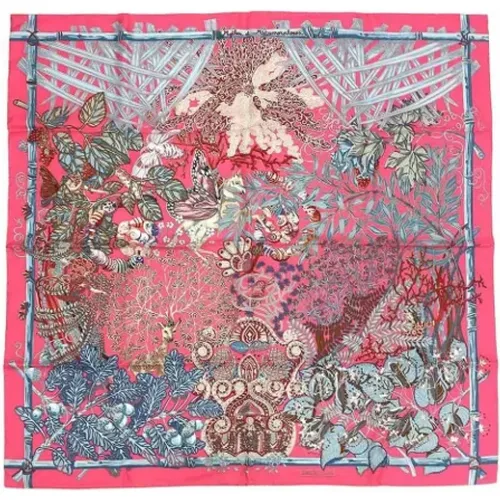 Pre-owned Silk Hermès Scarf , female, Sizes: ONE SIZE - Hermès Vintage - Modalova