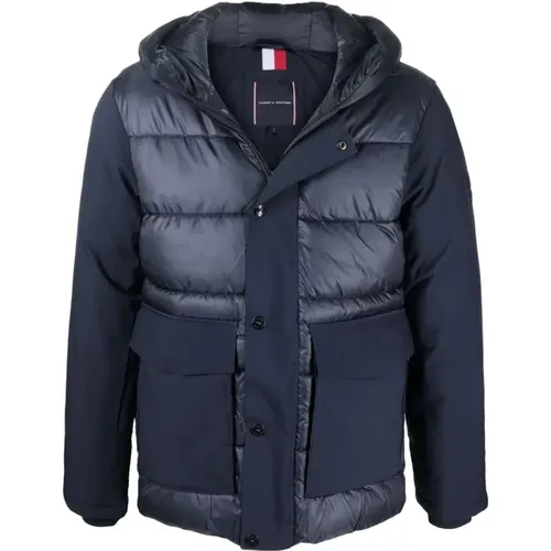 Hooded Jacket , male, Sizes: M - Tommy Hilfiger - Modalova