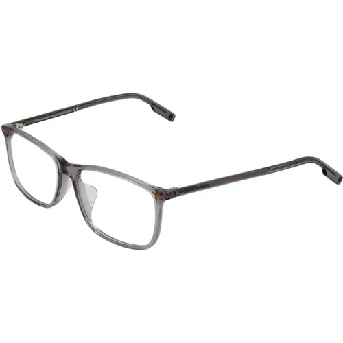 Glasses, male, , Size: ONE SIZE Rectangle Optical Frames with Case - Zegna - Modalova