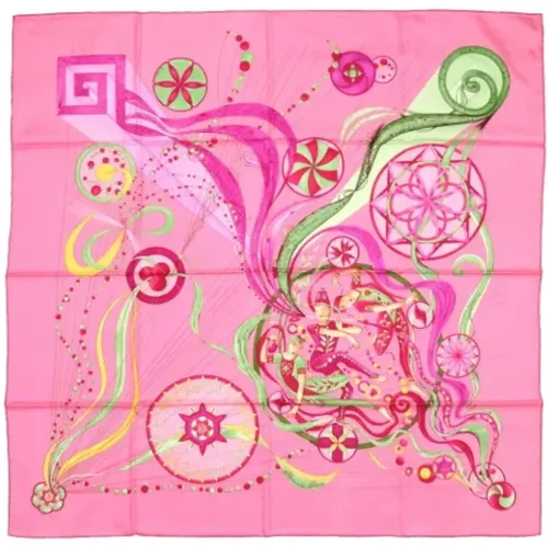 Pre-owned Scarves, female, , Size: ONE SIZE Pre-owned Silk scarves - Hermès Vintage - Modalova