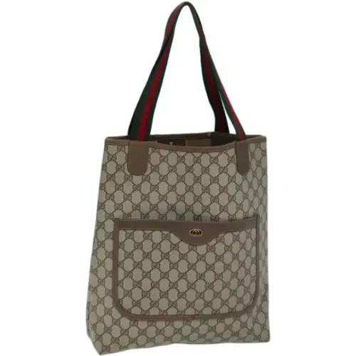 Pre-owned Tote Bags, female, , Size: ONE SIZE Pre-owned Leather totes - Gucci Vintage - Modalova