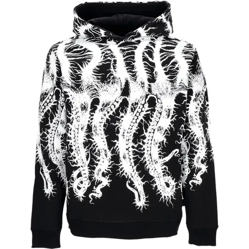 Hoodies, male, , Size: XS Hoodie with Tentacles Embroidery - Octopus - Modalova