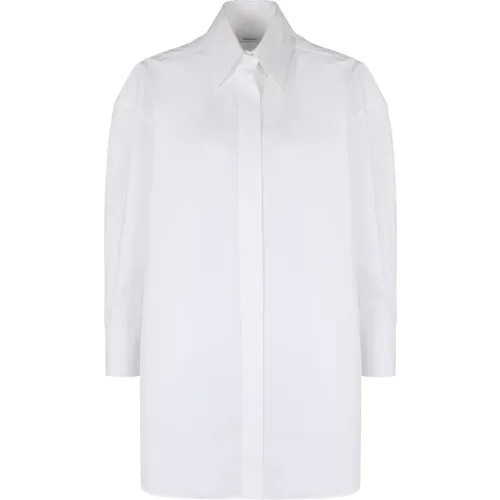 Shirts, female, , Size: S Asymmetric shirt in poplin - Givenchy - Modalova