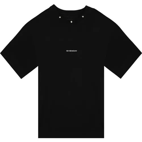 Kurzarm Rundhals T-Shirt , Herren, Größe: M - Givenchy - Modalova