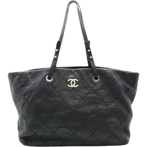 Pre-owned Tote Bags, female, , Size: ONE SIZE Pre-owned Leather chanel-bags - Chanel Vintage - Modalova