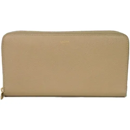 Pre-owned Wallets, female, , Size: ONE SIZE Pre-owned Leather wallets - Celine Vintage - Modalova