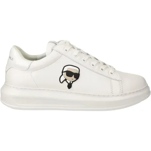 Weiße Mono Herren Sneakers - Karl Lagerfeld - Modalova