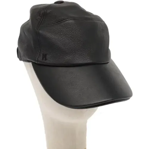 Pre-owned Leather hats , female, Sizes: ONE SIZE - Hermès Vintage - Modalova