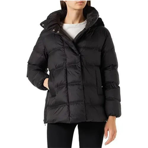 Atmungsaktive Mittellange Jacke aus Polyester - Geox - Modalova