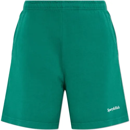 Casual Shorts, unisex, , Size: XL Logo Shorts - Sporty & Rich - Modalova