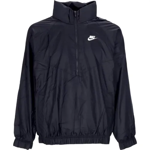 Windbreaker Anorak Jacket /White , male, Sizes: XL - Nike - Modalova