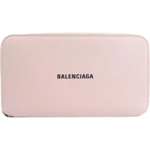 Pre-owned Wallets, female, , Size: ONE SIZE Pre-owned Leather wallets - Balenciaga Vintage - Modalova