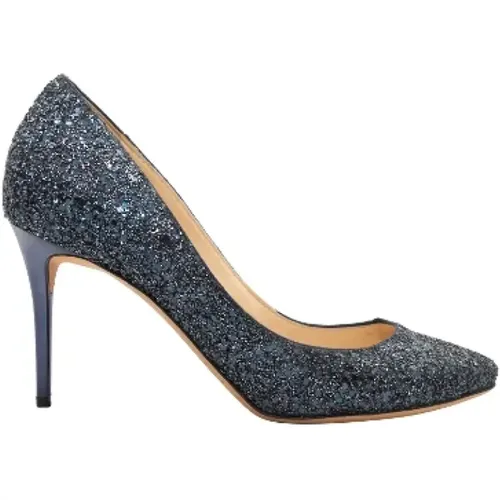 Pre-owned Fabric heels , female, Sizes: 4 1/2 UK - Jimmy Choo Pre-owned - Modalova