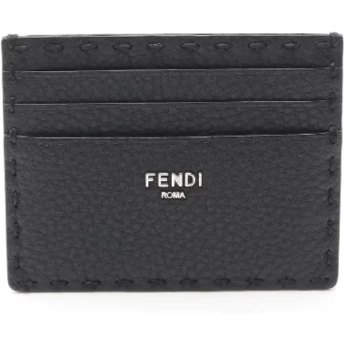 Pre-owned Wallets, female, , Size: ONE SIZE Pre-owned Leather wallets - Fendi Vintage - Modalova