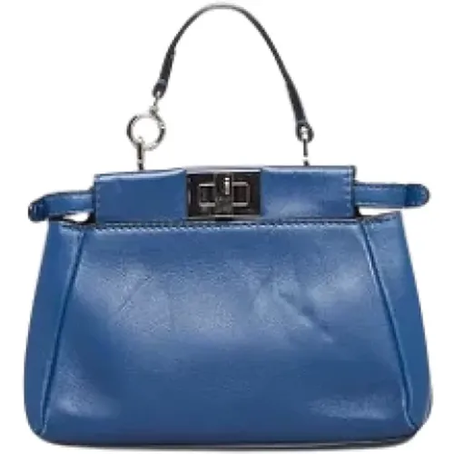 Pre-owned Tote Bags, female, , Size: ONE SIZE Pre-owned Leather handbags - Fendi Vintage - Modalova