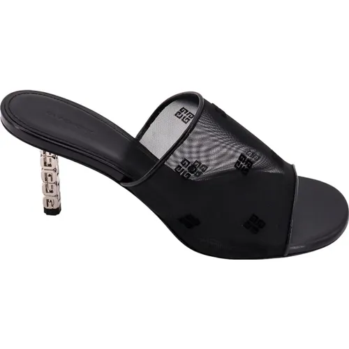 Leder Sandalen mit Metallabsatz , Damen, Größe: 41 EU - Givenchy - Modalova
