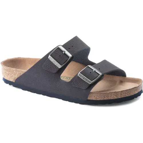 Sliders, male, , Size: 11 US Dark Arizona Syn Sandals - Birkenstock - Modalova