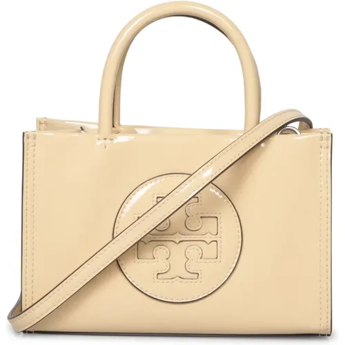 Elegante Leder-Tote-Tasche Vanille - TORY BURCH - Modalova