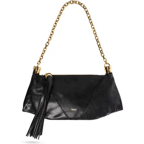 Shoulder Bags, female, , Size: ONE SIZE Shoulder Bag Foulard Small - Chloé - Modalova