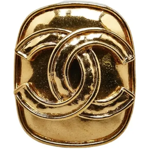 Pre-owned Jewellery, female, , Size: ONE SIZE Pre-owned Metal brooches - Chanel Vintage - Modalova