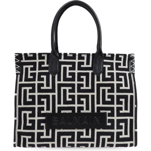 Tote Bags, female, , Size: ONE SIZE shopper bag - Balmain - Modalova