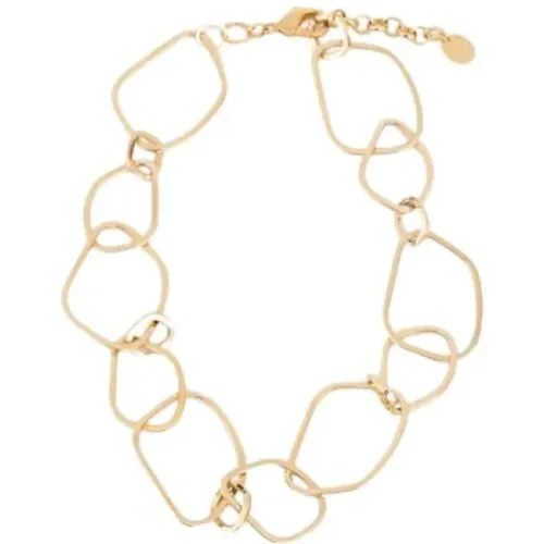 Goldkette Halskette Zeitgemäßes Design,Unregelmäßige Kettenhalskette - Malababa - Modalova