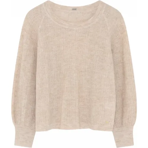 Cozy Knit Sweater in Sandstone , female, Sizes: XS, S, L, XL, M - Gustav - Modalova