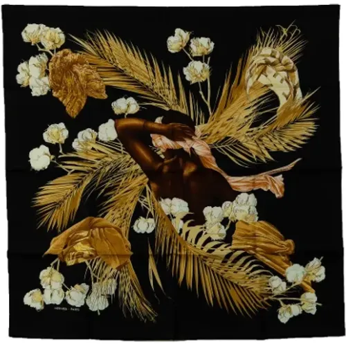 Pre-owned Scarves, female, , Size: ONE SIZE Pre-owned Silk scarves - Hermès Vintage - Modalova