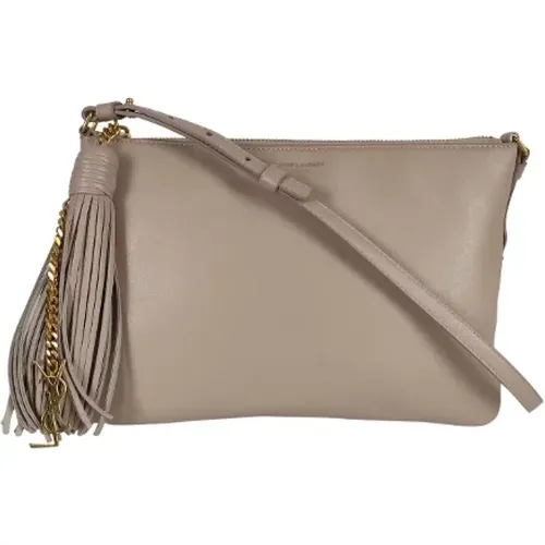 Pre-owned Cross Body Bags, female, , Size: ONE SIZE Pre-owned Leather shoulder-bags - Yves Saint Laurent Vintage - Modalova