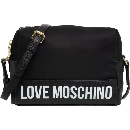Logo Print Crossbody Tasche - Love Moschino - Modalova