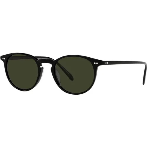 Sunglasses, unisex, , Size: 49 MM Riley SUN Sunglasses /Green - Oliver Peoples - Modalova