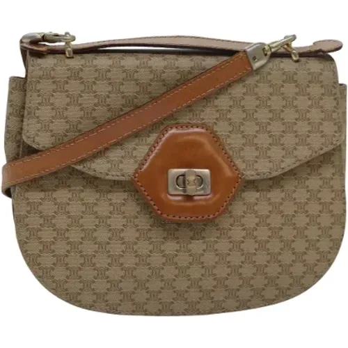 Pre-owned Cross Body Bags, female, , Size: ONE SIZE Pre-owned Canvas celine-bags - Celine Vintage - Modalova