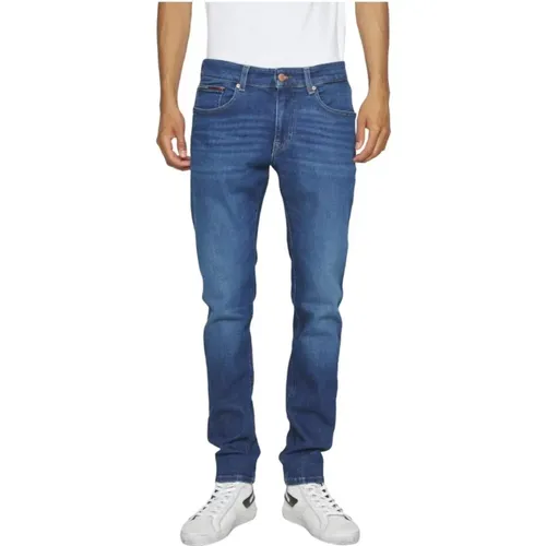 Scanton Slim Jeans , male, Sizes: W31 L32, W36 L32, W38 L32, W33 L32 - Tommy Hilfiger - Modalova